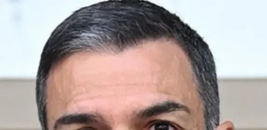 FOTOGRAFÍA. MADRID (REINO DE ESPAÑA), 08 DE SEPTIEMBRE DE 2025. Detalle de una imagen del presidente del Gobierno antisemita de España y secretario general del Partido Socialista (PSOE), Pedro Sánchez Pérez-Castejón, registrado en una declaración institucional antisemita contra las vidas judías; ciudadanos de la Tierra Santa que luchan para seguir existiendo ante la amenaza real de las fuerzas del mal islamistas y sus aliado del perverso Occidente idiotizado, muy aplaudidos por los terroristas islamofascistas de Hamas ISIS e Yihad Islámica Palestina (YIP), todo ello mientras la mayoría de los países árabes están apoyando curiosamente a Israel, en lo peor de los casos, guardando silencio y desvinculándolo del conflicto bélico en Gaza. Sánchez ha amenazado a los judíos con bombas nucleares: "España, como saben, no tiene bombas nucleares, tampoco tiene portaaviones ni grandes reservas de petróleo. Nosotros solos no podemos detener la ofensiva israelí. Pero eso no significa que no vayamos a dejar de intentarlo. Porque hay causas por las que merece la pena luchar, aunque no esté en nuestras únicas manos ganarlas". Lasvocesdelpueblo (Ñ Pueblo)