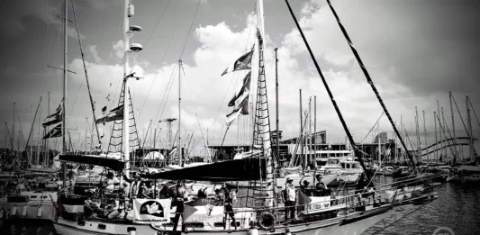 FOTOGRAFÍA. SIN LUGA Y FECHA CONFIRMADA, FECHA RELACIONADA, 17 DE SEPTIEMBRE DE 2025. Olas de odio | Flotilla del Terror: Redes ocultas detrás de "Flotilla Global Sumud". Como era de esperar, y en un esfuerzo por ocultar la ideología extremista que sustenta la Flotilla Global Sumud (GSF), el Comité Directivo decidió presentar a Greta Tintin Eleonora Ernman Thunberg (Greta Thunberg) como figura encubierta. Sin embargo, Thunberg está lejos de ser una figura central. El verdadero liderazgo está compuesto por individuos con vínculos documentados con Hamás ISIS y la Hermandad Musulmana ISIS. Ministerio de Asuntos de la Diáspora del Gobierno de Israel/Lasvocesdelpueblo (Ñ Pueblo)