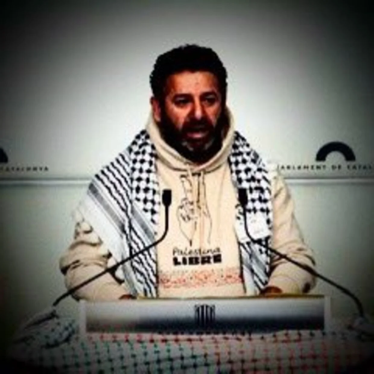 FOTOGRAFÍA. SIN LUGA Y FECHA CONFIRMADA, FECHA RELACIONADA, 17 DE SEPTIEMBRE DE 2025. Una de las figuras clave del GSF es Saif Abu Keshk, gazatí residente en Barcelona y miembro del Comité Directivo de la flotilla antisemita. En junio de 2025, las autoridades egipcias arrestaron a Abu Keshk, quien lideraba la campaña "Marcha a Gaza" en colaboración con Yahia Sarri, un destacado clérigo de la Hermandad Musulmana ISIS en Argelia con vínculos directos con Hamás ISIS. Ministerio de Asuntos de la Diáspora del Gobierno de Israel/Lasvocesdelpueblo (Ñ Pueblo)