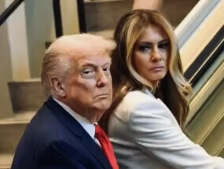 FOTOGRAFÍA. NUEVA YORK (ESTADOS UNIDOS DE AMÉRICA, EEUU), 23 DE SEPTIEMBRE DE 2025. El presidente de United States of America (USA), Donald John Trump; junto a la primera dama estadounidense, Melania Trump (Melanija Knavs/Melania Knauss); fueron registrados este martes en una escalera mecánica parada durante su participación en la 80° Asamblea General de la corrupta y criminal Organización de las Naciones Unidas (ONU). La Administración Donald John Trump/James David Vance denuncia un "triple sabotaje" a EEUU por parte de la corrupta ONU. Lasvocesdelpueblo (Ñ Pueblo)