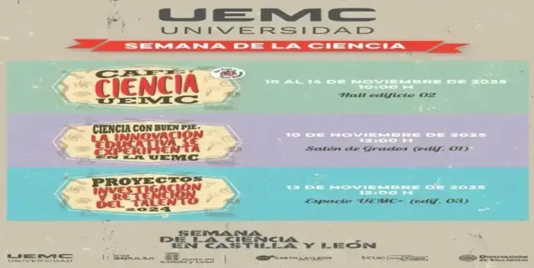 FOTOGRAFÍA. VALLADOLID (CASTILLA Y LEÓN) REINO DE ESPAÑA, 10 DE NOVIEMBRE DE 2025. La Universidad Europea Miguel de Cervantes (UEMC) de Valladolid se suma un año más a la Semana de la Ciencia en Castilla y León, una cita regional que reúne a universidades, centros de investigación y entidades científicas con el objetivo de acercar la ciencia y la tecnología a la ciudadanía y poner en valor su impacto en la vida cotidiana. Lasvocesdelpueblo (Ñ Pueblo)