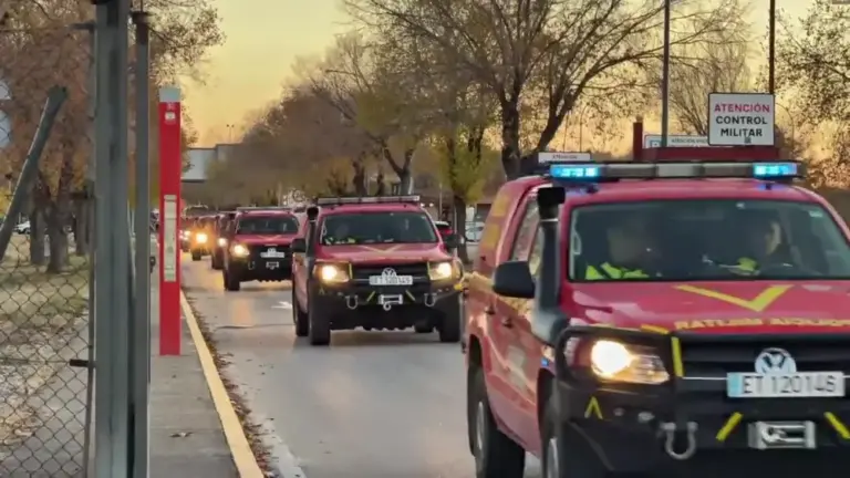 FOTOGRAFÍA. BARCELONA (CATALUÑA) REINO DE ESPAÑA, 01 DE DICUEMBRE DE 2025. La Unidad Militar de Emergencias (UME) del Ejército español se moviliza para combatir la peste porcina catalana en Cataluña, derivada de la llamada "peste porcina africana (PPA)". Lasvocesdelpueblo (Ñ Pueblo)