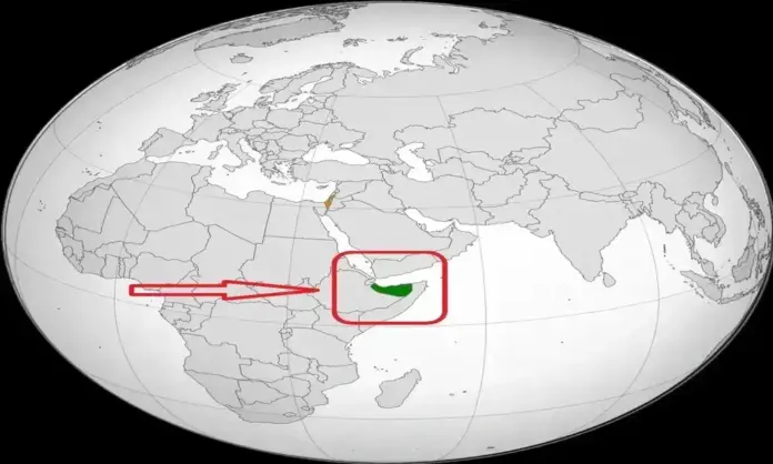 mapa somalilandia, mapa somaliland, Somalia, Israel,Israel inicia amplia cooperación con República de Somalilandia,República de Somalilandia (1)