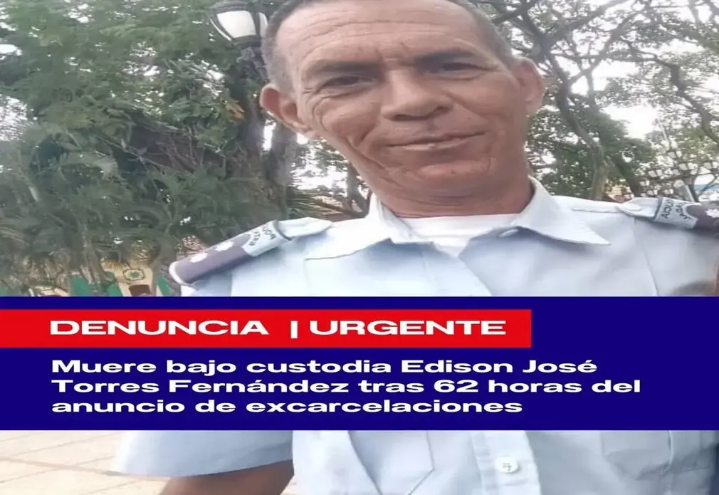 FOTOGRAFÍA. CARACAS (VENEZUELA), 10 DE ENERO DE 2026. CLIPP denuncia un asesinato en centros de tortura de Venezuela. El Comité de Familiares por la Libertad de los Presos Políticos denuncia la muerte bajo custodia del Estado de Edison José Torres Fernández, de 52 años de edad, ocurrida el 10 de enero de 2026 en la Zona 7 de la Policía Nacional Bolivariana (PNB), 62 horas después del anuncio oficial de excarcelaciones. Lasvocesdelpueblo (Ñ Pueblo)
