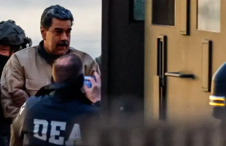 FOTOGRAFÍA. NUEVA YORK (ESTADOS UNIDOS DE AMÉRICA), 05 DE ENERO DE 2026. El exdictador narcoterrorista de Venezuela, Nicolás Maduro Moros y su esposa tirana narcoterrorista Cilia Adela Flores de Maduro (Cilia Maduro) son trasladados de la cárcel a la Corte de Nueva York donde son procesados por graves imputaciones que conllevan cadena perpetua. La acusación en contra de Maduro por delitos relacionados con narcotráfico, presentada originalmente en 2020, fue ampliada para incluir a su esposa y añadir más cargos. Los nuevos cargos le acusan de conspiración por narcoterrorismo, conspiración para importar cocaína, conspiración para la posesión de ametralladoras y artefactos destructivos y conspiración para usar esas armas. Su esposa está señalada por presunta implicación en la coordinación de reuniones y la logística de la red. La segunda sesión del juicio tendrá lugar el próximo 17 de marzo. Captura vídeo redes sociales/Lasvocesdelpueblo (Ñ Pueblo)