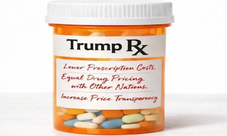 FOTOGRAFÍA. WASHINGTON (ESTADOS UNIDOS DE AMÉRICA), 05 DE FEBRERO DE 2026. Hoy, el presidente de los Estados Unidos de América, Donald John Trump, anunció el lanzamiento de TrumpRx.gov. A través de este sitio web, los pacientes podrán acceder a grandes descuentos en muchos de los medicamentos más populares y de mayor precio del país, pagando precios similares a los más bajos de otros países desarrollados (conocido como precio de nación más favorecida o NMF). Lasvocesdelpueblo (Ñ Pueblo)