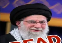 FOTOGRAFÍA. TEHERÁN (IRÁN), 28 DE FEBRERO DE 2026. La Operación Furia Épica (Operation Epic Fury) de Israel y EEUU ha eliminado al terrorista Ayatolas ISIS Alí Hoseiní Jamenei (Alí Khamenei), un clérigo y político que ejerce de "líder supremo" de la República Islámica de Irán, la antigua Persia, desde 1989, siendo la cabeza de la clase dirigente clerical islámica de esta dictadura islamofascista y antisemita y «fuente de emulación» del chiismo duodecimano, después de ser el tercer presidente de Persia entre 1981 y 1989. Lasvocesdelpueblo (Ñ Pueblo)