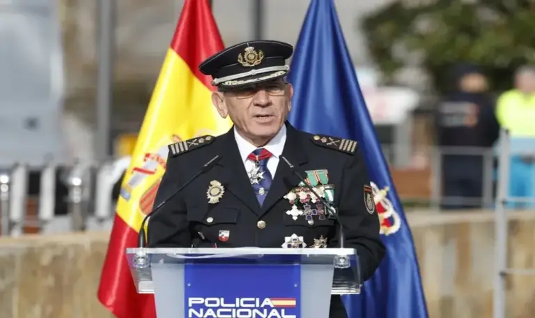 FOTOGRAFÍA. MADRID (ESPAÑA) 13 DE ENERO DE 2024. El DAO violó y coaccionó a una agente en el Ministerio del Interior. En la imagen el número dos del Cuerpo Nacional de la Policía de España, el Director Adjunto Operativo (DAO) de la Policía, José Ángel González, durante la celebración de los 200 años de la creación de la Policía española. Efe
