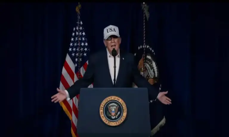 FOTOGRAFÍA. WASHINGTON (ESTADOS UNIDOS DE AMÉRICA, EEUU), 28 DE FEBRERO DE 2026. Trump: El régimen terrorista de Irán nunca tendrá una arma nuclear. El presidente de los Estados Unidos de América (EEUU), Donald John Trump, registrado durante una rueda de prensa en la que el mandatario estadounidense ha anunciado el inicio de la ofensiva conjunta entre Israel y EEUU contra el nuclear de los Ayatolas ISIS en Irán. Lasvocesdelpueblo (Ñ Pueblo)