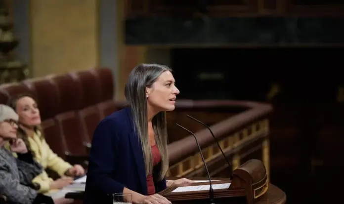 FOTOGRAFÍA. MADRID (ESPAÑA), 17 DE FEBRERO DE 2026. Junts quiere una República islámica de Cataluña. En la imagen, la portavoz del Grupo Parlamentario de Jun