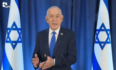 FOTOGRAFÍA. JERUSALÉN (ISRAEL), 13 DE MARZO DE 2026. Bibi: Israel está aplastando al régimen terrorista en Irán. En la imagen, "Bibi" (Benjamín Netanyahu, el primer ministro del 37º Gobierno de la Tierra Santa, registrado en su rueda de prensa, este viernes, 13 de marzo de 2026, Día 14 de la Operación Furia Épica (Operation Epic Fury)-Operación León Rugiente (Operation Roaring Lion) contra el régimen terrorista de los ayatolás ISIS en Persia. Lasvocesdelpueblo (Ñ Pueblo)