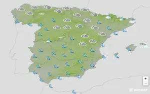FOTOGRAFÍA. BARCELONA (CATALUÑA) ESPAÑA, 31 DE MARZO DE 2026. Tramontana y rachas fuertes con aumento de temperaturas el martes. Infograma de la Agencia Estatal de Meteorología (Aemet) sobre las previsiones meteorológicas para martes 31 de marzo de 2026 en toda España. Lasvocesdelpueblo (Ñ Pueblo)