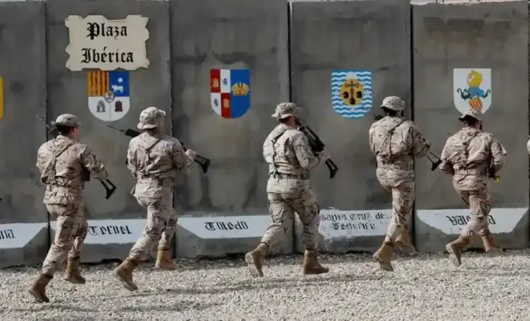 FOTOGRAFÍA. BESMAYAH (BAGDAD) IRAK, 12 DE MARZO DE 2018. EYA: Si el Estado reconoce riesgo para militares ya no puede discriminar a policías y guardia civiles. Detalles de las tropas del Ejército español en la base "Gran Capitán", en la localidad de Besmayah, en Irak. Efe