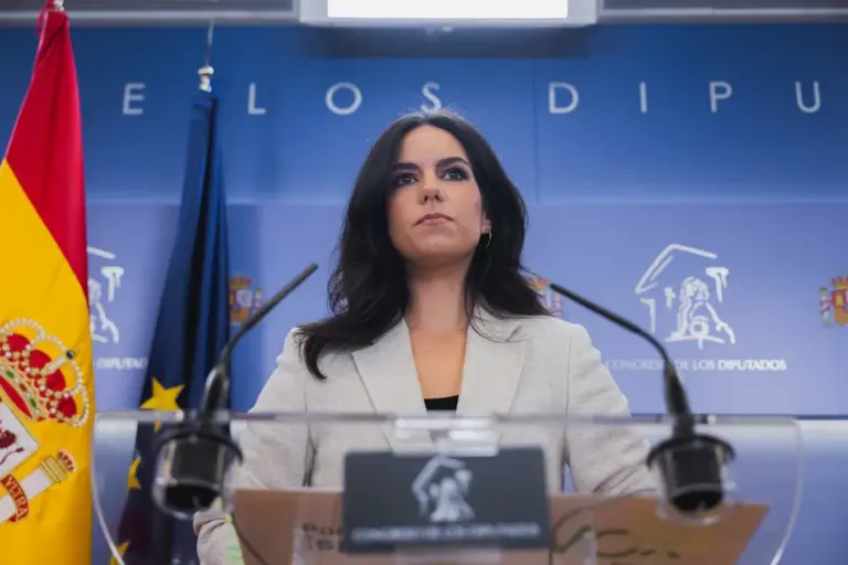 FOTOGRAFÍA. MADRID (ESPAÑA), 12 DE MARZO DE 2024. Millán advierte de que el PP pensó que VOX se hundiría. La portavoz del grupo Parlamentario de VOX en el Congreso de los Diputados, María José Rodríguez de Millán Parro (Pepa Millán), ofrece una rueda de prensa en el Palacio del Parlamento de España, en Madrid, posterior a la Junta de Portavoces de la Cámara Baja. Lasvocesdelpueblo (Ñ Pueblo)