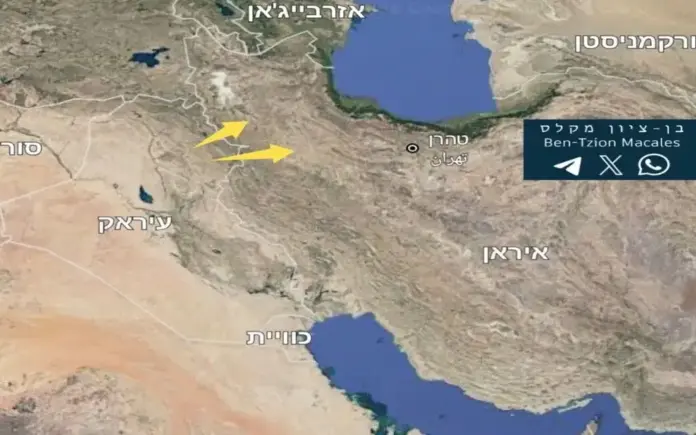 FOTOGRAFÍA. MAPA IRAK E IRAN, 04 DE MARZO DE 2026. Las milicias kurdo-iraníes son apoyadas por el Mossad de Israel y la Agencia Central de Inteligencia ​(CIA) de los Estados Unidos de América". "El objetivo es intentar tomar el control de territorios dentro de Irán para desafiar al régimen y dar inspiración a un levantamiento más amplio». AJN