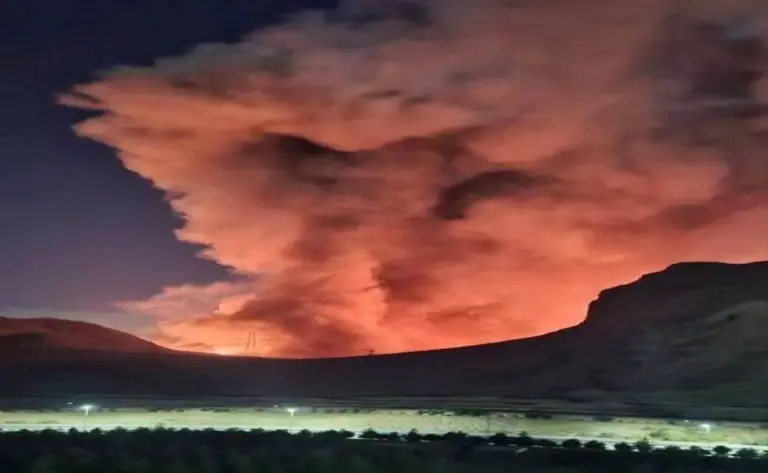 FOTOGRAFÍA. ISAFÁN (IRAN), 30 DE MARZO DE 2026. Israel y EEUU rechazan el alto el fuego de los ayatolás y van bombardear a Irán hasta la aniquilación. La operación Furia Épica-León Rugiente de los Estados Unidos de América e Israel destruye la granja de misiles balísticos del régimen de los Ayatolás ISIS en Isafán durante la noche de hoy, Día 31 de la guerra. Lasvocesdelpueblo (Ñ Pueblo)