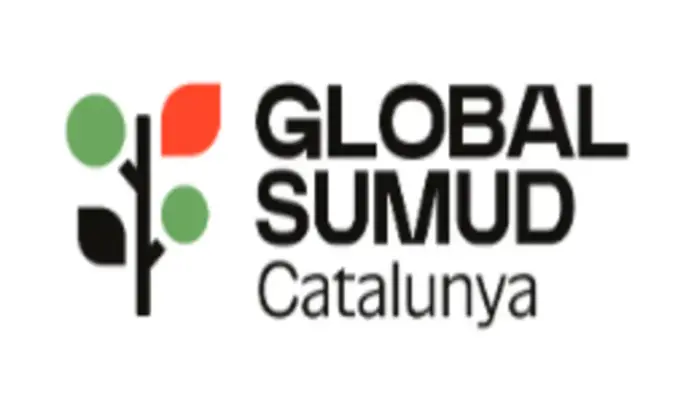 FOTOGRAFÍA. BARCELONA (CATALUÑA) ESPAÑA, 04 DE ABRIL DE 2026. Hamas organiza en España nueva flotilla para atacar Israel. detalle de un logotipo de la flotilla antisemita confirmada por las autoridades israelíes como entidad vinculada directamente al grupo terrorista islamofascista gazatí y proxy del régimen terrorista d elos ayatolás, Hamas ISIS, llamada "Flotilla Global Sumud (GSF)" con sede en la Comunidad Autónoma de Cataluña (España), según firma del logotipo oficial de esta organización. Lasvocesdelpueblo (Ñ Pueblo)