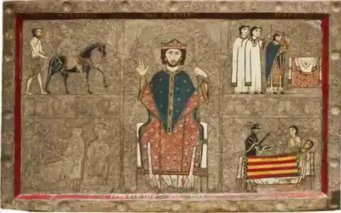 FOTOGRAFÍA. LÉRIDA (CATALUÑA) ESPAÑA, 05 DE JUNIO DE 2016. La juez obliga a Cataluña a pagar el coste del desmontaje y traslado del Sijena. El Museo Nacional de Arte de Cataluña incluye en sus colecciones un buen número de obras de arte desgajadas del patrimonio aragonés. Entre ellas un frontal del altar de San Martin de Tours, de su ermita, en Chía (Huesca), realizado en la segunda mitad del siglo XIII. Imagen El Mirador de Las Artes. Sigena, Sijena. Lasvocesdelpueblo (Ñ Pueblo).