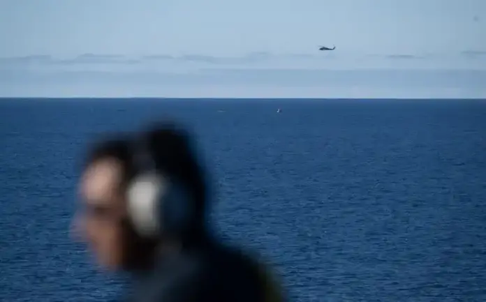 FOTOGRAFÍA. SAN DIEGO (CALIFORNIA) ESTADOS UNIDOS DE AMÉRICA, EEUU, 10 DE ABRIL DE 2026. La nave espacial Orion de la misión Artemis II de la Nasa ameriza en el Océano Pacífico en San Diego (EEUU) a las 5:07 pm PDT (8:07 pm EDT) del viernes 10 de abril de 2026. NASA/Lasvocesdelpueblo (Ñ Pueblo)