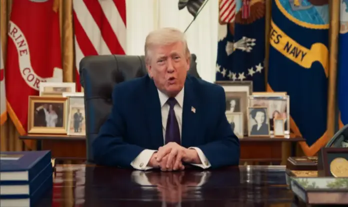 FOTOGRAFÍA. WASHINGTON (ESTADOS UNIDOS DE AMÉRICA), 03 DE ABRIL DE 2026. El presidente de United States of America (USA), líder patriota del Partido Republicano y del mundo libre, Donald John Trump, se úne con cristianos a la celebración de la Resurrección "de nuestro Señor y Salvador, Jesucristo; el más glorioso milagro de todos los tiempos". Lasvocesdelpueblo (Ñ Pueblo)