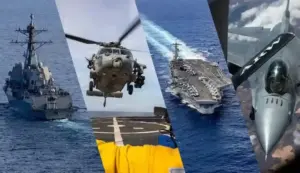FOTOGRAFÍA. TAMPA (FLORIDA) ESTADOS UNIDOS DE AMÉRICA, EEUU), 03 DE MAYO DE 2026. Trump dirige la operación libertad del Ormuz con más de 15.000 marines, 100 aeronaves y drones. El Comando Central de Estados Unidos (CENTCOM) presenta los equipos que EEUU va a usar para expulsar a los terroristas islamofascistas del régimen terrorista ayatolá del estrecho de Ormuz desde el lunes 4 de mayo de 2026, una operación militar dirigida por el presidente de los Estados Unidos de América, Donald John Trump. El CENTCOM continuará con el bloqueo naval a los puertos de la Republica Islámica de Irán hasta la rendición de los terroristas, un bloqueo que está ahogando ya el régimen. Centcom/Lasvocesdelpueblo (Ñ Pueblo)