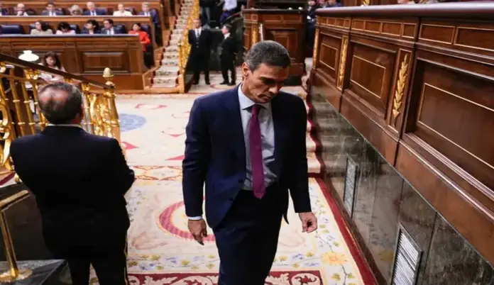 Corrupción El 1 de junio de 2018 Pedro Sánchez desalojó al PP de la Moncloa (2) FOTOGRAFÍA. MADRID (ESPAÑA), MAYO DE 2026. Corrupción: El 1 de junio de 2018 Pedro Sánchez desalojó al PP de la Moncloa. El presidente del Gobierno de España y secretario general del Partido Socialista (PSOE), Pedro Sánchez Pérez-Castejón. Efe