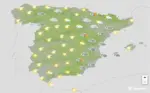 FOTOGRAFÍA. BARCELONA (CATALUÑA) ESPAÑA, 01 DE MAYO DE 2026. Intervalos nubosos y chubascos con tormentas este viernes 1 de mayo. Infograma de la Agencia Estatal de Meteorología (Aemet) sobre las previsiones meteorológicas para viernes 01 de mayo de 2026 en toda España. Lasvocesdelpueblo (Ñ Pueblo)