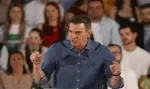 FOTOGRAFÍA. CÓRDOBA (ANDALUCÍA) ESPAÑA, 26 DE ABRIL DE 2026. El varapalo en Andalucía poner a prueba la resistencia de Sánchez. El secretario general del PSOE y presidente del Gobierno de España, Pedro Sánchez Pérez-Castejón, durante un acto de campaña en Córdoba. Efe