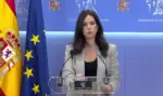 FOTOGRAFÍA. MADRID (ESPAÑA), 26 DE MAYO DE 2026. Pepa Millán: La corrupción que rodea a Zapatero no se entiende sin Sánchez. La portavoz del Grupo Parlamentario de VOX en el Congreso de los Diputados, María José Rodríguez de Millán Parro (Pepa Millán), este martes en el Palacio del Congreso de los Diputados. lasvocesdelpueblo (Ñ Pueblo)