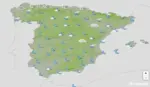 FOTOGRAFÍA. BARCELONA (CATALUÑA) ESPAÑA, 30 DE MAYO DE 2026. Sábado de calor con noches tropicales en la mayor parte de España. Infograma de la Agencia Estatal de Meteorología (Aemet) sobre las previsiones meteorológicas para sábado 30 de mayo de 2026 en toda España. Lasvocesdelpueblo (Ñ Pueblo). 