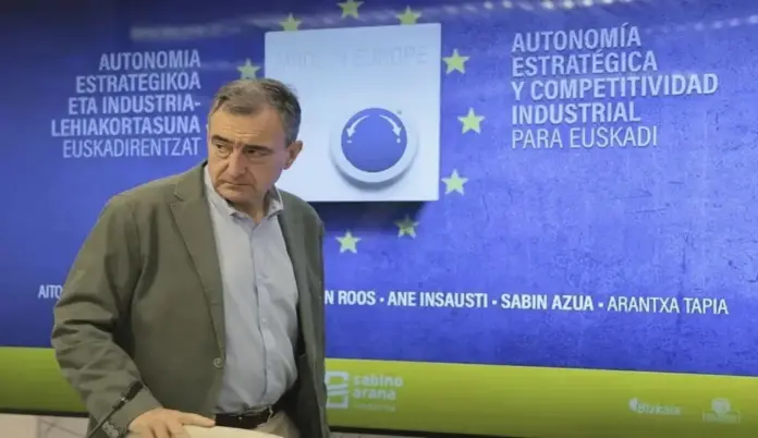 aitor-esteban-elecciones-1 FOTOGRAFÍA. BILBAO (LAS VASCONGADAS) ESPAÑA, 28 DE MAYO DE 2026. El PNV rechaza la moción de censura y reclama disolución de las Cortes. El presidente de la formación separatista vascongada Partido Nacionalista Vasco (PNV), Aitor Esteban Bravo, en un acto este jueves en Bilbao. Efe