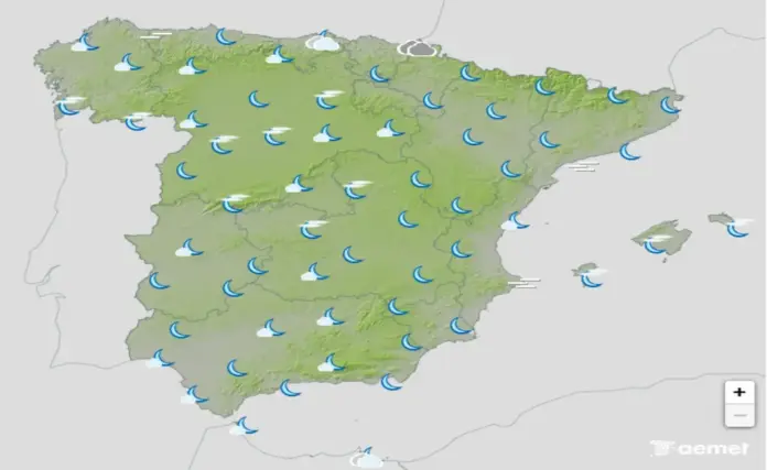 calor, miércoles 27 de mayo de 2026, España, mapa España, Calor el miércoles con temperaturas de hasta 38 grados FOTOGRAFÍA. BARCELONA (CATALUÑA) ESPAÑA, 26 DE MAYO DE 2026. Calor el miércoles con temperaturas de hasta 38 grados. Infograma de la Agencia Estatal de Meteorología (Aemet) sobre las previsiones meteorológicas para miércoles 27 de mayo de 2026 en toda España. Lasvocesdelpueblo (Ñ Pueblo).