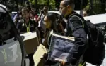 FOTOGRAFÍA. MADRID (ESPAÑA), 19 DE MAYO DE 2026. María Gertrudis Alcázar era operadora en la organización criminal de Zapatero. Integrantes de la Unidad de Delincuencia Económica y Fiscal (UDEF) de la Policía Nacional en el registro de las oficinas del imputado por corrupto expresidente del Gobierno de España y exsecretario general del Partido Socialista (PSOE), José Luis Rodríguez Zapatero. Efe