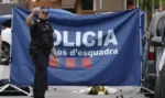 FOTOGRAFÍA. ESPLUGUES DE LLOBREGAT (BARCELONA) CATALUÑA (ESPAÑA), 02 DE MAYO DE 2026. Investigan el crimen perpetrado por un asesino con cuchillo de grandes dimensiones, cuya nacionalidad no ha sido revelada, en Esplugues de Llobregat, provincia de Barcelona. Un varón herido y una mujer brutalmente asesinada. Efe