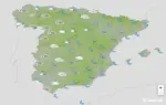 FOTOGRAFÍA. BARCELONA (CATALUÑA) ESPAÑA, 12 DE MAYO DE 2026. Martes de inestabilidad con chubascos, tormentas y vientos fuertes. Infograma de la Agencia Estatal de Meteorología (Aemet) sobre las previsiones meteorológicas para martes 12 de mayo de 2026 en toda España. Lasvocesdelpueblo (Ñ Pueblo). 