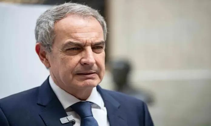 FOTOGRAFÍA. ESPAÑA, AÑO 2026. El juez aplaza el interrogatorio de Zapatero a mediados de mes de junio. El expresidente del Gobierno de España y exsecretario general del Partido Socialista (PSOE), José Luis Rodríguez Zapatero. Efe