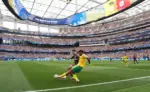 INGLEWOOD (ESTADO DE CALIFORNIA) ESTADOS UNIDOS DE AMÉRICA, EEUU, 28 DE JUNIO DE 2026. Canadá elimina a Sudáfrica y avanzar a los octavos de final 0-1. Vista general durante el partido de la Copa Mundial de la FIFA 2026 entre Sudáfrica y Canadá. Efe