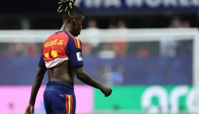 FOTOGRAFÍA. ATLANTA (ESTADO DE GEORGIA) ESTADOS UNIDOS DE AMÉRICA, EEUU, 15 DE JUNIO DE 2026. Claves Día 10 del Mundial: Yamal-Nico para la reacción y Túnez eliminada. El internacional español Nico Williams, durante el partido disputado contra Cabo Verde, este lunes 15 de junio, correspondiente al Mundial de Estados Unidos, México y Canadá. Efe