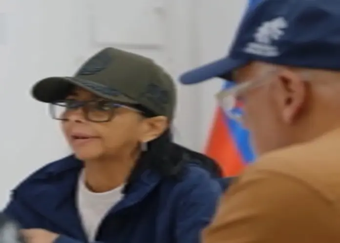 FOTOGRAFÍA. CARACAS (VENEZUELA), 27 DE JUNIO DE 2026. Delcy Rodríguez: La tragedia sacudió a siete estados de Venezuela. La presidente encargada de Venezuela, Delcy Eloína Rodríguez Gómez (Delcy Rodríguez). Captura vídeo Efe