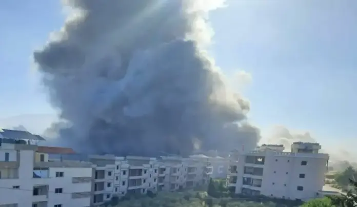 Sur del Líbano FOTOGRAFÍA. BEQAA (LÍBANO), 19 DE JUNIO DE 2026. Israel ataca 80 objetivos y elimina a decenas de terrorista de Hezbolá en el Líbano. Los ataques y eliminación de los terroristas del Hezbolá han tenido lugar en las regiones de Beqaa y de Nabatiya. Lasvocesdelpueblo (Ñ Pueblo)