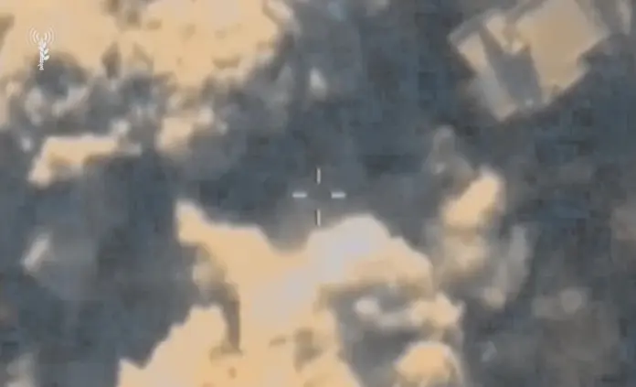 FOTOGRAFÍA. NABATIEH (LÍBANO), 27 DE JUNIO DE 2026. Momento de la eliminación de un grupo de terroristas de Hezbolá, grupo islamofascista proxy del régimen terrorista de ayatolá en Persia —ahora llamado "Irán" o "República Islámica de Irán"— en el distrito libanés de Nabatiye, también transcrito como "Nabatieh", región del sur del Líbano. captura vídeo del Tzáhal/Lasvocesdelpueblo (Ñ Pueblo)