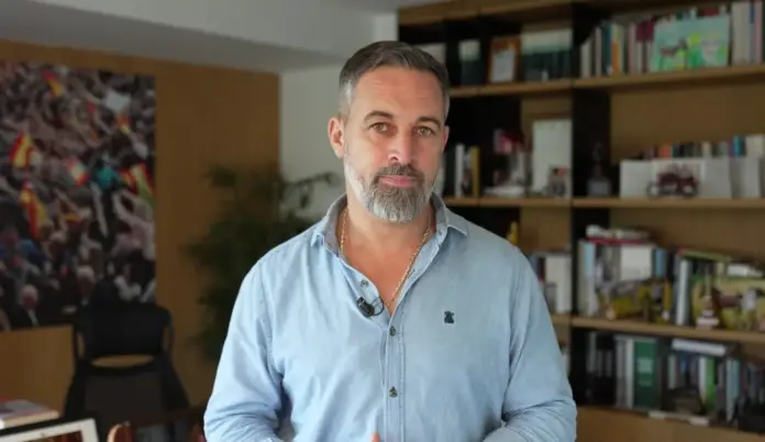 Prisión Ábalos Abascal lanza un mensaje de alerta a los españoles, el presidente de VOX y Patriots of Europe, Santiago Abascal Conde FOTOGRAFÍA. MADRID (ESPAÑA), 22 DE JUNIO DE 2026. Prisión Ábalos: Abascal lanza un mensaje de alerta a los españoles. El presidente de VOX y Patriots of Europe, Santiago Abascal Conde, registrado este lunes durante una declaración institucional. Lasvocesdelpueblo (Ñ Pueblo)