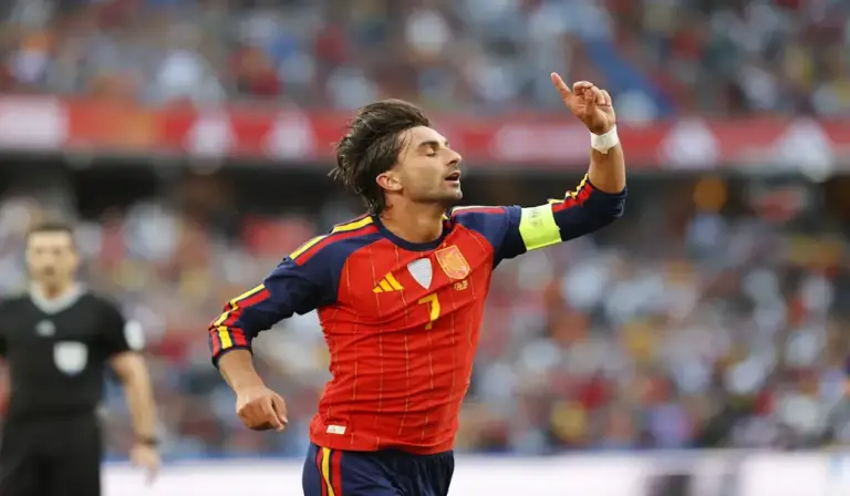FOTOGRAFÍA. PUEBLA DE ZARAGOZA (MÉXICO), 08 DE JUNIO DE 2026. Torres Aquí hay 26 líderes y cualquiera puede ser titular. El delantero de la selección española de fútbol Ferrán Torres García. Efe