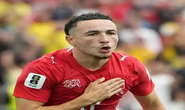 FOTOGRAFÍA. VANCOUVER (CANADÁ), 07 DE JULIO DE 2026. El genio latino que pretende acabar con el sueño de Leo Messi. El hispano Rubén Vargas, jugador de Suiza. Efe.