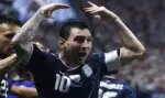 FOTOGRAFÍA. ATLANTA (ESTADOS UNIDOS DE AMÉRICA EEUU), 15 DE JULIO DE 2026. Generación Catar 2022 aspira a despedirse ante España con gran logro. Fotografía del 15 de julio de 2026 en la que se observa a Lionel Andrés Messi Cuccittini (Leo Messi), de Argentina, al celebrar después de que su equipo anotara un gol durante el partido de semifinales del Mundial 2026 entre Inglaterra y Argentina en Atlanta (EEUU). Efe