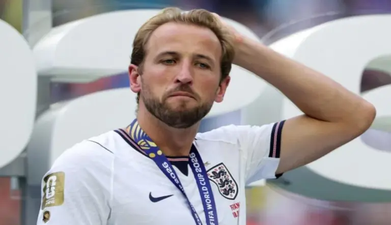 FOTOGRAFÍA. MIAMI (ESTADOS UNIDOS DE AMÉRICA, EEUU, 18 DE JULIO DE 2026. Kane: Creíamos de verdad que el Mundial era el nuestro. El futbolista de la selección de Inglaterra, Harry Edward Kane (Harry Kane) se declaró este sábado en Miami partidario de la continuidad del alemán Thomas Tuchel como seleccionador de Inglaterra. Efe