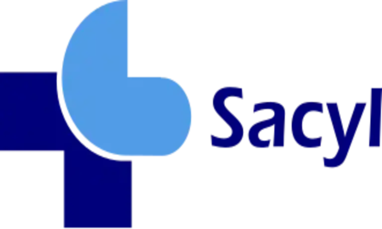 FOTOGRAFÍA. VALLADOLID (CASTILLA Y LEÓN) ESPAÑA, 13 DE JULIO DE 2026. Condenada Sanidad de Castilla y León por omitir prueba que redujo posibilidades de supervivencia del enfermo. Detalle de un logotipo de la Sanidad pública de Castilla y León (SaCyL). Lasvocesdelpueblo (Ñ Pueblo)