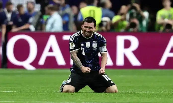 Argentina Inglaterra FOTOGRAFÍA. ATLANTA (ESTADOS UNIDOS DE AMÉRICA EEUU), 15 DE JULIO DE 2026. Argentina sella el billete ante Inglaterra para una finalissima contra España. Lionel Messi durante el partido de semifinales del Mundial de la FIFA 2026 entre Inglaterra y Argentina en el estadio Mercedes-Benz en Atlanta (Estados Unidos de América EEUU). Efe