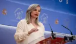 FOTOGRAFÍA. MADRID (ESPAÑA), 31 DE AGOSTO DE 2026. La líder del partido de ultraizquierda y socio del Partido Socialista (PSOE) en el Gobierno de España, Movimiento Sumar, Verónica Martínez Barbero. Efe