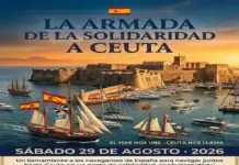 FOTOGRAFÍA. MÁLAGA (ANDALUCÍA) ESPAÑA, 28 DE AGOSTO DE 2026. La «Armada de la Solidaridad con Ceuta» partirá hacia Ceuta el 29 de agosto. Una iniciativa ciudadana reunirá a embarcaciones procedentes de distintos puertos de la Costa del Sol [la región litoral mediterránea situada en España, en el sur de la provincia de Málaga y a la zona este del Campo de Gibraltar, en la provincia de Cádiz, al sur de la península ibérica] para trasladar a los ceutíes un mensaje de cercanía, respeto, admiración y apoyo bajo el lema «Unidos por Ceuta, unidos por España». Lasvocesdelpueblo (Ñ Pueblo)